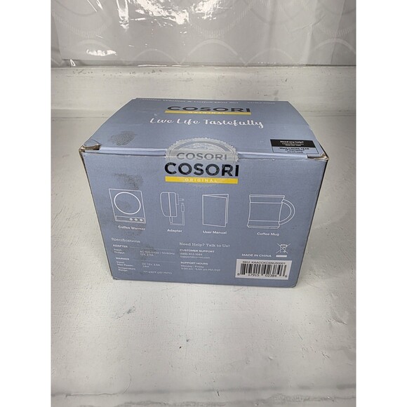 COSORI COFFEE MUG WARMER MUG HEATER OFFICE CHRISTMAS GIFTS - SILVER/BLACK - Picture 3 of 7